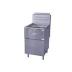 image of Serv-Ware SGF-70N 21" Floor Model Natural Gas Full Pot Fryer, 70 lbs, 150.000 BTU