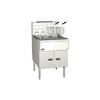 image of Pitco SGM24 Floor Model Gas Full Pot Fryer, 140-150 lbs Oil Capacity, Solid State Controls, 165.000 BTU