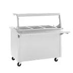 image of Delfield SH-5-NU 74" Shelleysteel™ Hot Food Serving Counter, (5) Wells without Understorage
