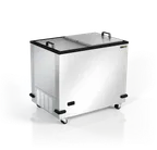 image of Silver King SKFMW34-ELUS3 36" Mobile Solid Chest Freezer/Meat Well, 3.93 cu. ft.