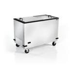 image of Silver King SKFMW44-ELUS1 46" Mobile Solid Chest Freezer/Meat Well, 5.28 cu. ft.