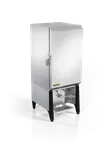 image of Silver King SKMAJ1-ESUS4 Refrigerated Milk Dispenser, 6-Gallon, Steel, Single Valve, 115V 1/10 HP