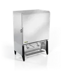 image of Silver King SKMAJ2-ESUS4 Refrigerated Milk Dispenser, 12‑Gallon 2 Valves, R290 Cooling, 1/10 HP 115V