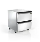 image of Silver King SKR27A-EDUS1 27" 1-Section Undercounter Refrigerator w/ 2 Drawers, 5 cu ft