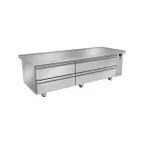 image of Silver King SKRCB84H-EDUS3 84" 4 Drawers Freezer Chef Base w/ Marine Edge Top
