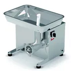 image of SIRMAN 2122965320018 2 HP Meat Grinder, 660 lbs/hr, Sealed Gear Box, Stainless Steel, Removable Head, Variable Hub