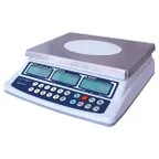 image of Skyfood CK-60PLUS - 60lb Legal Trade Scale, 9x12" Stainless Platform, 6 Digit LCD, 120V AC or 100+ hr Battery