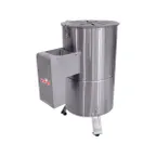image of Skyfood EL-10 Potato Peeler – 22 lb Capacity, 350 lbs/hr, 1/2 HP, 110V, Stainless Steel, 5‑Minute Timer