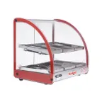 image of Skyfood FWD2-18R 18" Red Color Food Warmer Display Case with Double Shelf