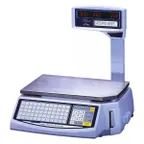 image of Skyfood LS-100 Easy Weigh Scale – 60 lb Dual Range, 10"x16" Stainless Steel Platter, 1000 PLU Memory