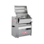 image of Skyfood MMS-50I Electric Meat Mixer, 110 lb Capacity, 15" Width, 1 HP, 110V, Stainless Steel, Tilting Bowl, Floor Model