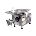 image of Skyfood PCI-22G SS - Bench 2 HP Meat Grinder, 660 lbs/hr, #22 Hub, 1/8” & 3/16” Plates, Stainless Steel, Safety Device