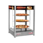 image of Skyfood PD3TS18 22" Steam Line Pizza Display Case with Triple Tray
