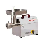 image of Skyfood SMG12F Countertop Meat Grinder – #12 Hub, 200 RPM, 1 HP 750W, Stainless Steel Head & Pan, 115V 60Hz