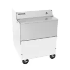 image of Beverage Air SMF34HC-1-W-02 34" Single Sided Milk Cooler, Forced Air, 8 Crates Capacity