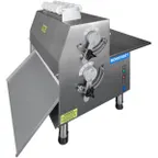 image of Somerset CDR-1500 Countertop Double Pass Dough Roller, 15" Synthetic Rollers, Side Operation