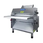 image of Somerset CDR-2000 Countertop Double Pass Dough Roller, 20" Synthetic Dough Rollers, Front Operation