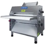 image of Somerset CDR-2000M Countertop Double Pass Dough Roller, 20" Metallic Dough Rollers, Front Operation