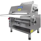 image of Somerset CDR-2020 Countertop Double Pass Dough Roller, Synthetic Dough Rollers, Front Operation, 3/4 Hp