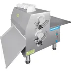 image of Somerset CDR-2100M Countertop Double Pass Dough Roller, 20" Metallic Rollers, Side Operation