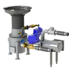 image of Somat D5+BUILDUP 5 Hp Waste Grinder, 3300 Lbs Waste Per Hour / 208-230-460V