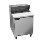 image of Beverage Air SPE27HC 27" One Section Sandwich/Salad Prep Table w/ 1 Door, 8 pans, 6.75 cu. ft.