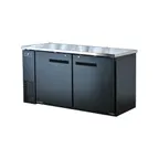 image of Spartan Refrig SBBB-60 60" 2 Section Back Bar Cooler with Solid Door