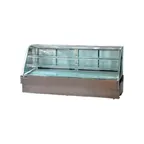 image of Spartan Refrig SD-96 93" Curved Refrigerated Deli Display Case