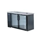 image of Spartan Refrig SGBBB-48 48" 2 Section Back Bar Cooler with Glass Door