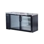 image of Spartan Refrig SGBBB-60 60" 2 Section Back Bar Cooler with Glass Door