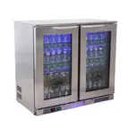 image of Spartan Refrig VBB-7.3 35" 2 Section Back Bar Cooler with Glass Door