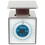 image of Edlund SR-2 OP Portion Scale – 1-9 lb, 32 oz/¼ oz, Rotating Dial, Stainless Steel, Top Loading, 8-9 in Platform