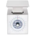 image of Edlund SR-5000C - 10-29 lb Stainless Steel Portion Scale, Rotating Dial, Vertical Display, 6-7" Platform