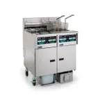 image of Pitco SSHLV14TC-2/FD Multiple Battery Gas Fryer w/ (2) 17-lb Frypots, Filter Drawer System