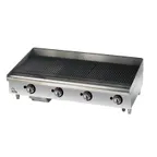 image of Star 6048CBF 48" Countertop Gas Lava Rock Charbroiler w/ (4) Burners, 160.000 BTU