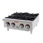 image of Star 604HF 24" Countertop Gas Hotplate with (4) Burners, Manual Controls, 100.000 BTU