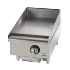 image of Star 615MF 15" Countertop Manual Gas Griddle, 1" Steel Plate, 28.300 BTU