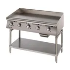 image of Star 760TA 60" Countertop Electric Griddle with 60" x 24" Surface, Steel Plate, Thermostatic Controls