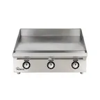 image of Star 836MA 36" Countertop Manual Gas Griddle, 1" Steel Plate, 90.000 BTU