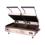 image of Star PSC28IE Double Cast Iron Sandwich Grill w/ Smooth Plates, Electronic Controls, 208/240V
