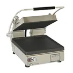 image of Star PST14I Single Cast Iron Panini Press Grill w/ Smooth Plates, Manual Controls