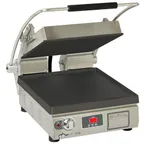 image of Star PST14IT Single Cast Iron Sandwich Press Grill w/ Timer, Smooth Plates, Manual Controls