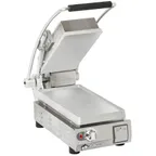 image of Star PST7EA-230V Single Sandwich Grill w/ Aluminum Smooth Plates, Electronic Controls, 230V