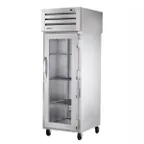 image of True STA1H-1G 1-Section Heated Holding Cabinet, 1 Glass Door, Stainless Steel Front, Aluminum Interior, 3 Chrome Shelves