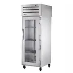 image of True STA1HPT-1G-1S "Full Height" 1-Section 2-Door Heated Holding Cabinet, Glass & Stainless Steel Doors, 208-230V