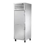 image of True STA1R-1S-HC 27" T1-Section Reach-In Refrigerator w/ Solid Door, Top Mounted, Aluminum Interior-Stainless Floor