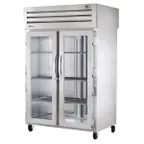 image of True STA2HPT-2G-2S "Full Height" 2-Section 2-Door Heated Holding Cabinet, Glass & Solid Doors, 3kW, 208-230V
