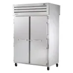 image of True STA2HPT-2S-2S 2-Section " Pass-Thru Heated Holding Cabinet, 2-Door Solid Stainless Steel, 6 Shelves, 3kW 208-230V