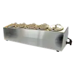 image of Steril-Sil CC-LTC-5SW 5-Comp Silver Bar, Ice-Cooled, SC-750 Containers & HC-20-X Lids, Made in USA