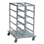 image of Steril-Sil E1-BSC-16 Aluminum System Basket Storage Drying Rack, 44" x 35" x 57"